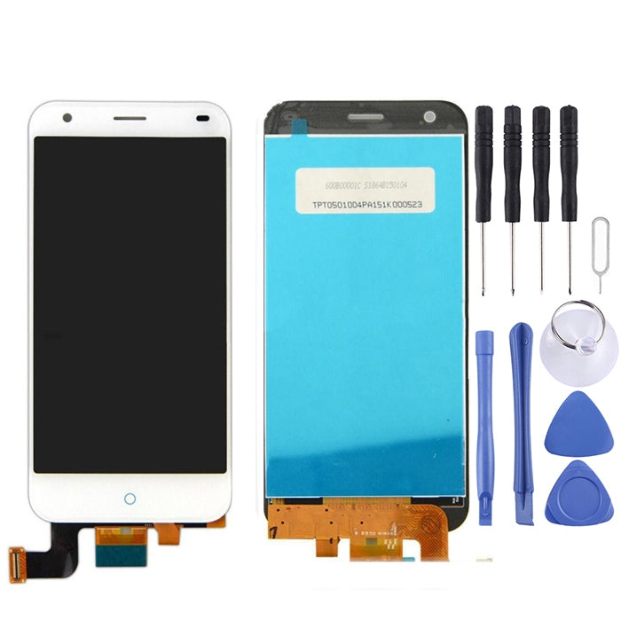 OEM LCD Screen for ZTE Blade S6 with Digitizer Full Assembly(White)