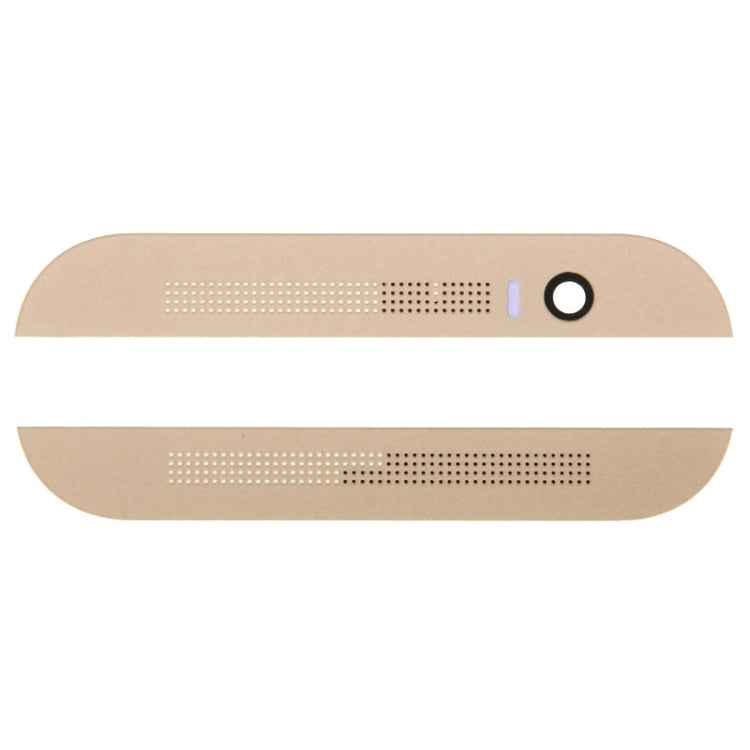 Front Upper Top + Lower Bottom Glass Lens Cover & Adhesive for HTC One M8