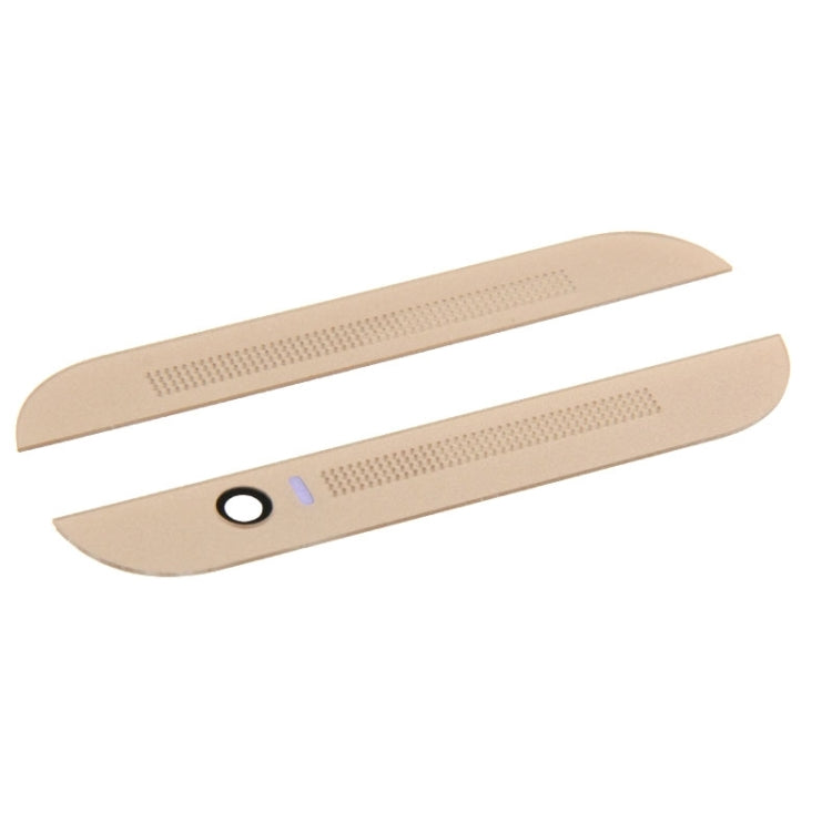 Front Upper Top + Lower Bottom Glass Lens Cover & Adhesive for HTC One M8