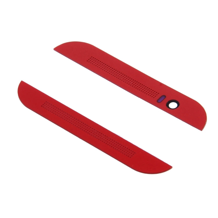 Front Upper Top + Lower Bottom Glass Lens Cover & Adhesive for HTC One M8