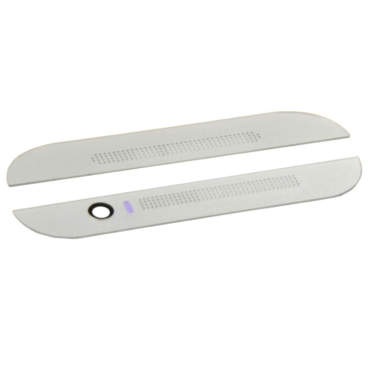 Front Upper Top + Lower Bottom Glass Lens Cover & Adhesive for HTC One M8