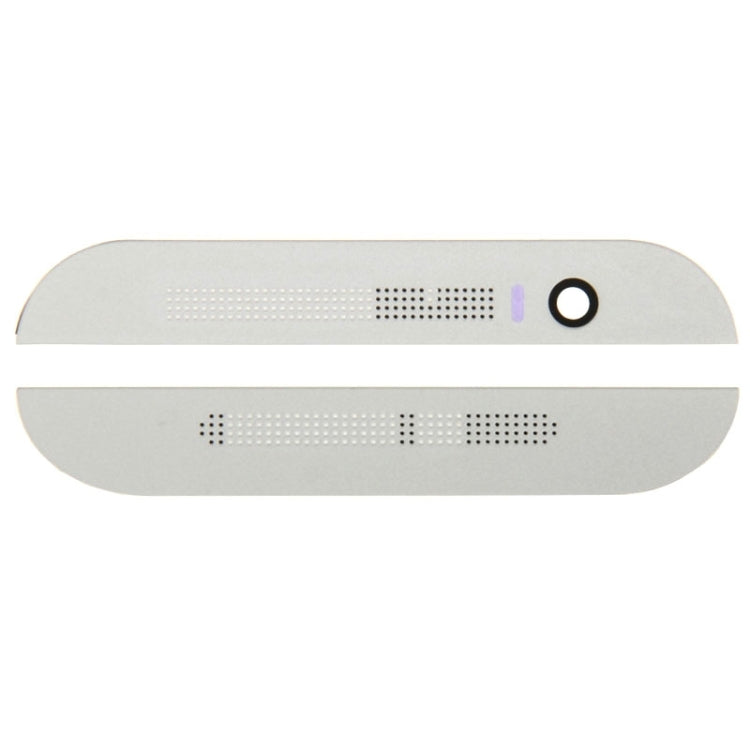 Front Upper Top + Lower Bottom Glass Lens Cover & Adhesive for HTC One M8