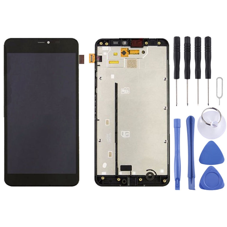 LCD Display + Touch Panel with Frame  for Microsoft Lumia 640 XL(Black)