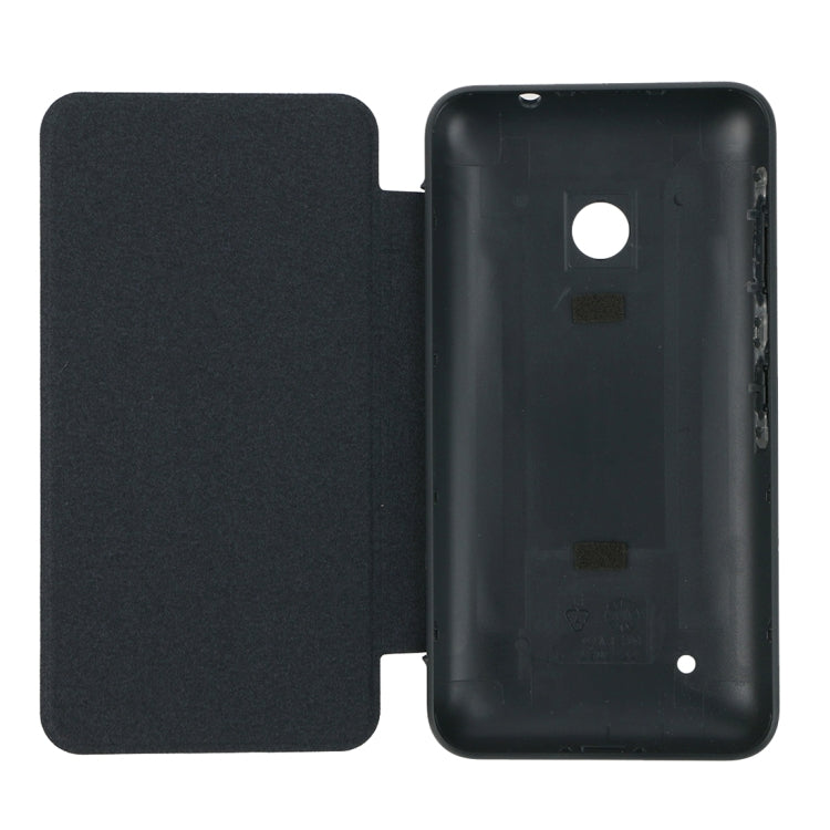 Horizontal Flip Solid Color Battery Back Cover Case for Nokia Lumia 530 / N530