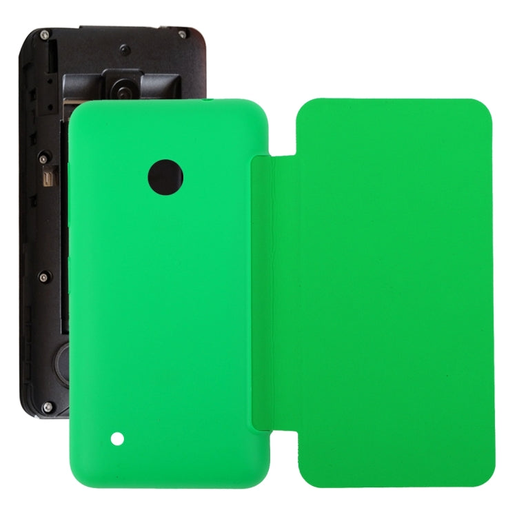 Horizontal Flip Solid Color Battery Back Cover Case for Nokia Lumia 530 / N530