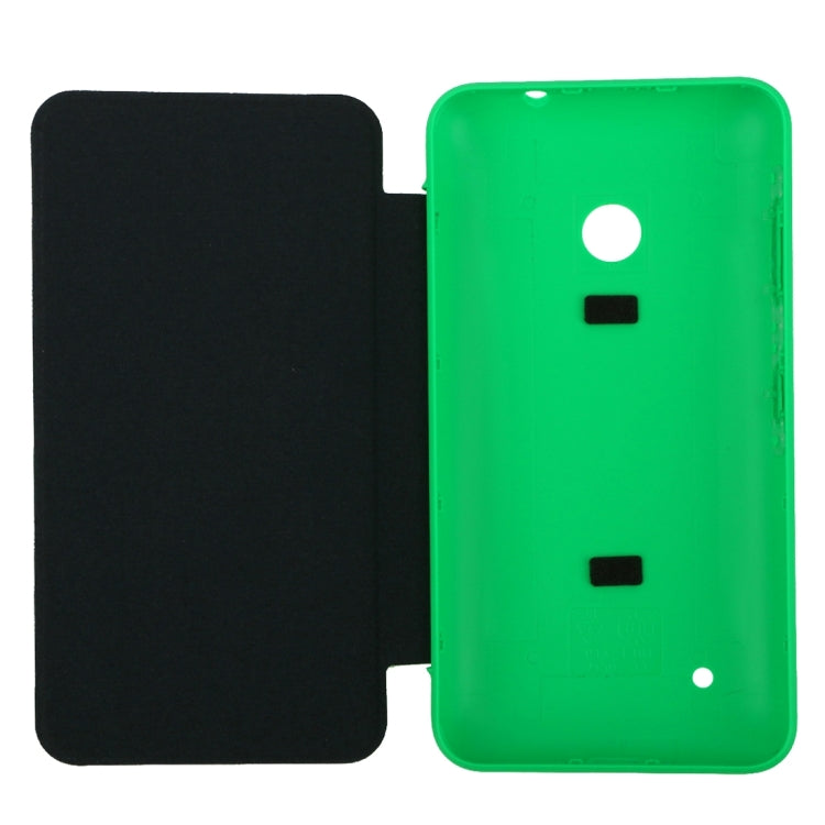 Horizontal Flip Solid Color Battery Back Cover Case for Nokia Lumia 530 / N530