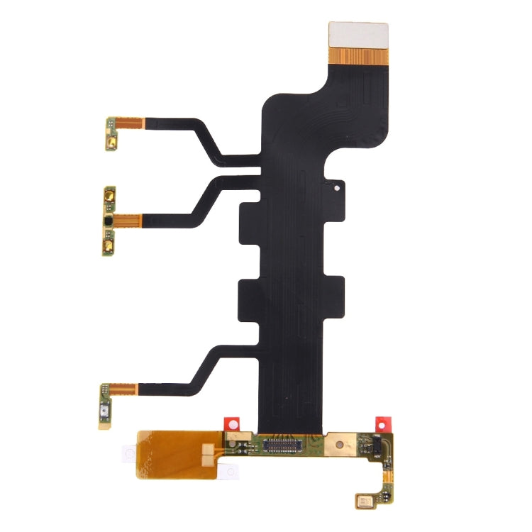 Power Button & Volume Button & Microphone Ribbon Flex Cable  for Sony Xperia T2 Ultra Dual / XM50h / D5322