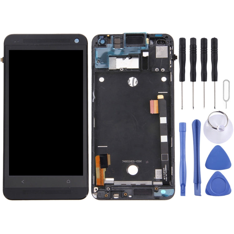 LCD Display + Touch Panel with Frame  for HTC One M7 / 801e