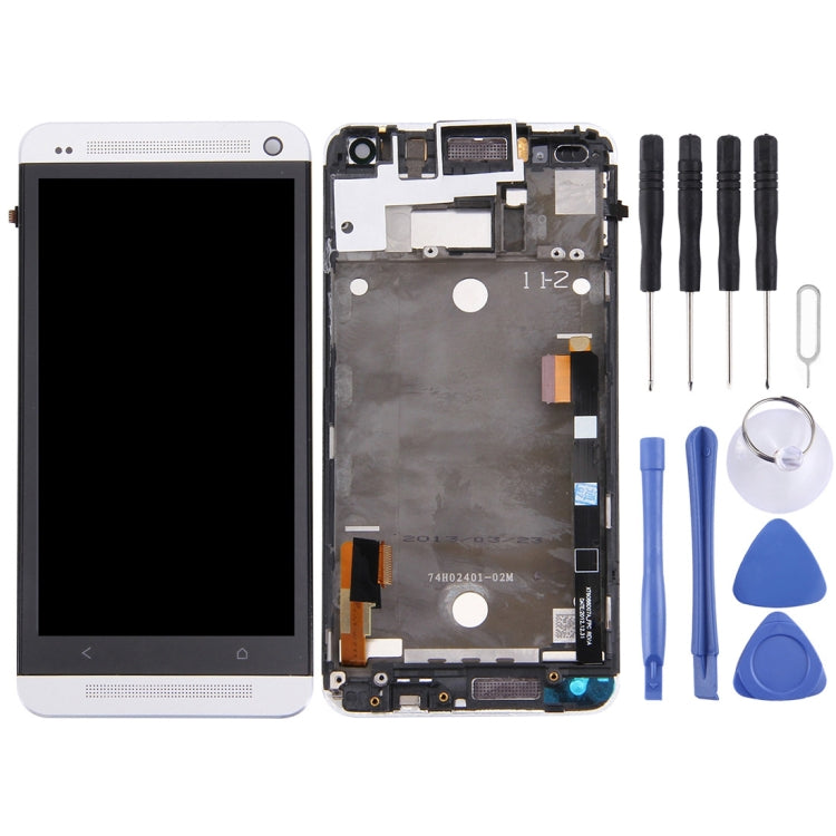 LCD Display + Touch Panel with Frame  for HTC One M7 / 801e