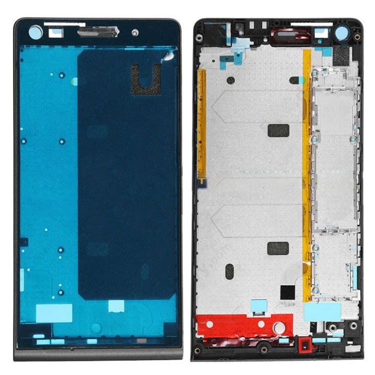 Front Housing Screen Frame Bezel for Huawei Ascend G6(Black)