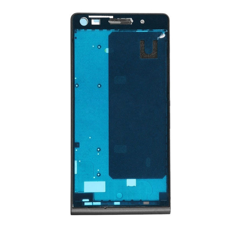 Front Housing Screen Frame Bezel for Huawei Ascend G6(Black)
