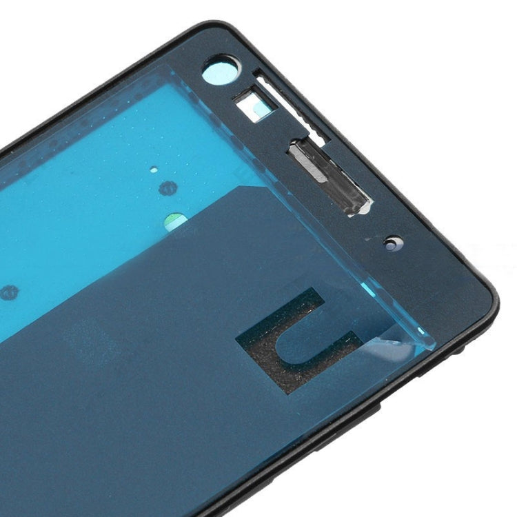 Front Housing Screen Frame Bezel for Huawei Ascend G6(Black)
