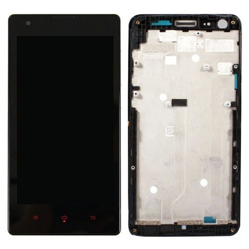 Front Housing Screen Frame Bezel for Xiaomi Redmi 3G Version(Black)