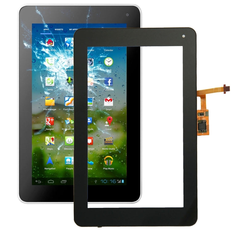 For Huawei Mediapad 7 Lite / S7-931u / S7-931w Touch Panel with Frame(Black)