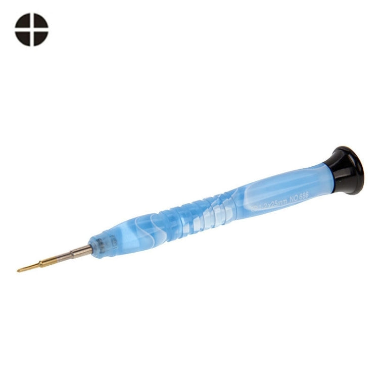 XL-1.2 Embedded Crystal Flower Professional Versatile 1.2 Cross Screwdriver for Mobile Phone / Tablets Repair, Random Color Delivery