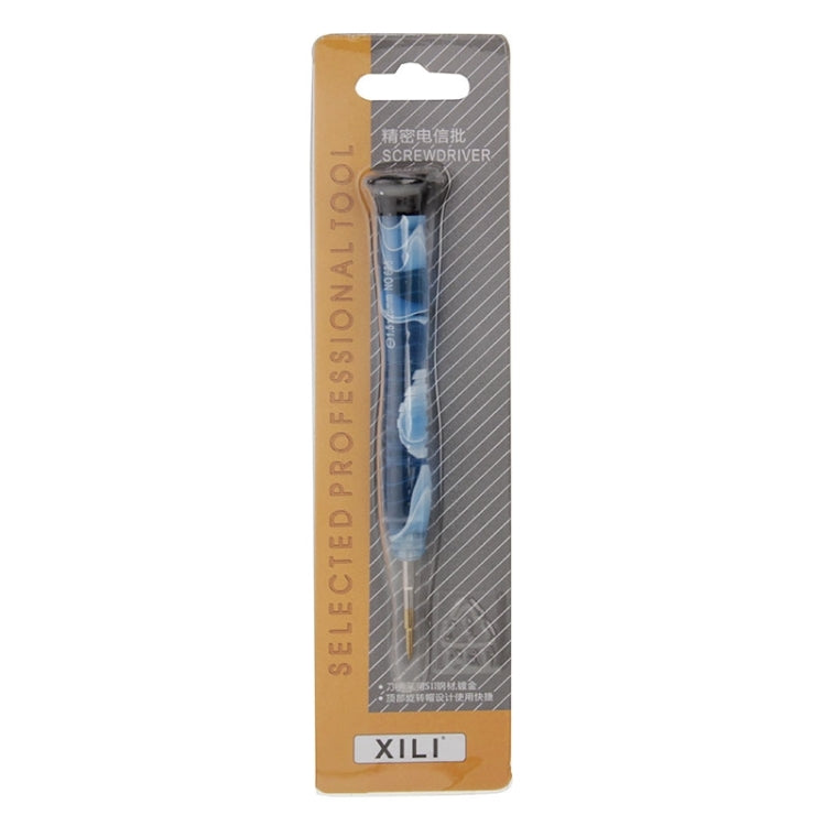 XL-1.5 Embedded Crystal Flower Professional Versatile 1.5 Straight Screwdriver for Mobile Phone / Tablets Repair, Random Color Delivery
