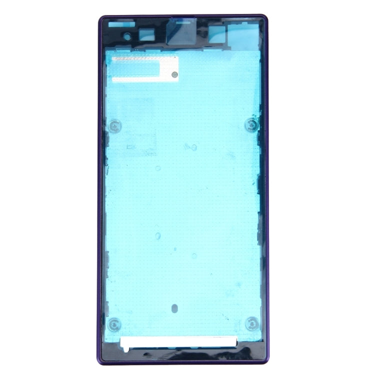 Front Housing LCD Frame Bezel Plate  for Sony Xperia Z1 / C6902 / L39h / C6903 / C6906 / C6943