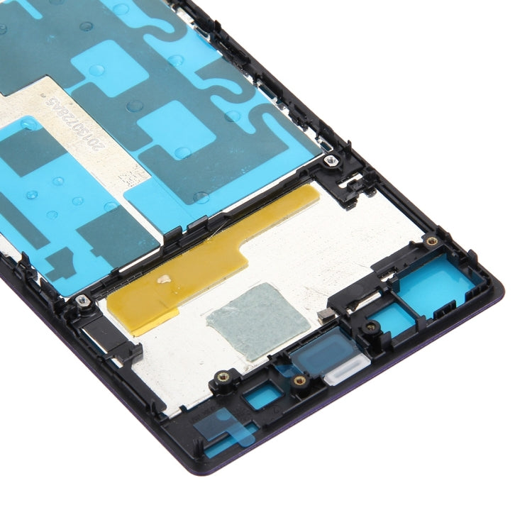 Front Housing LCD Frame Bezel Plate  for Sony Xperia Z1 / C6902 / L39h / C6903 / C6906 / C6943