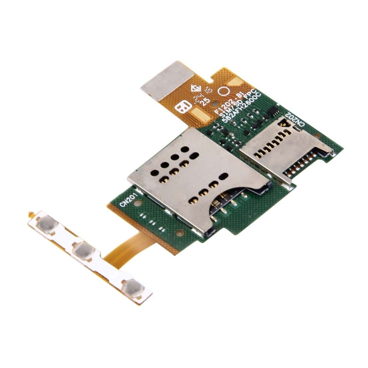 SIM Card Reader Contact Flex Cable  for Sony Xperia J / ST26 / ST26i