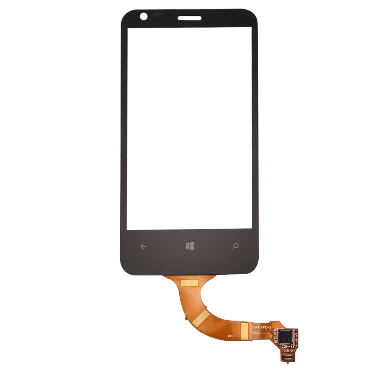 Touch Panel with Frame  for Nokia Lumia 620(Black)