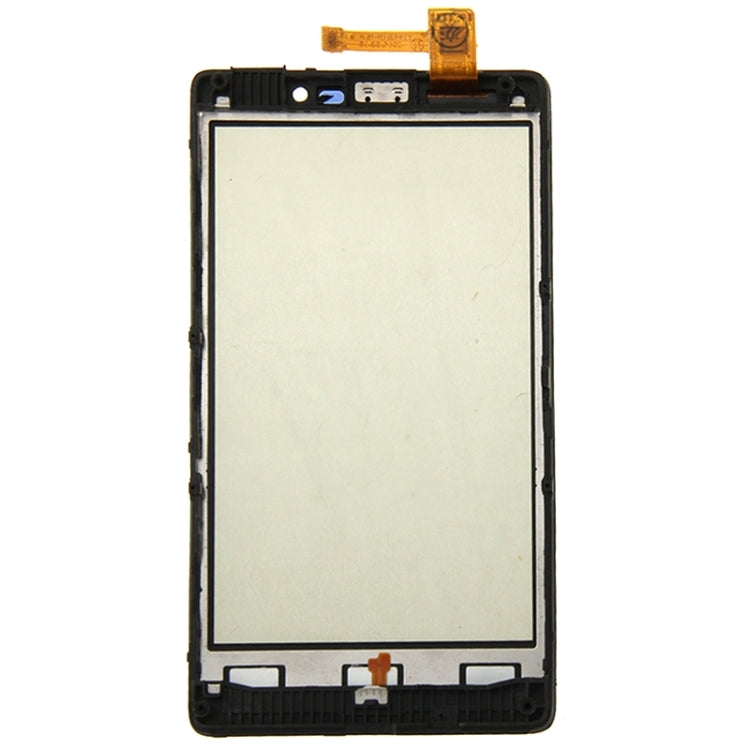 Touch Panel with Frame  for Nokia Lumia 820(Black)