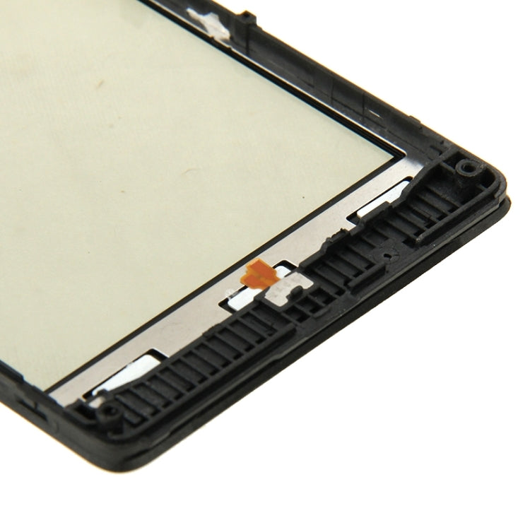 Touch Panel with Frame  for Nokia Lumia 820(Black)