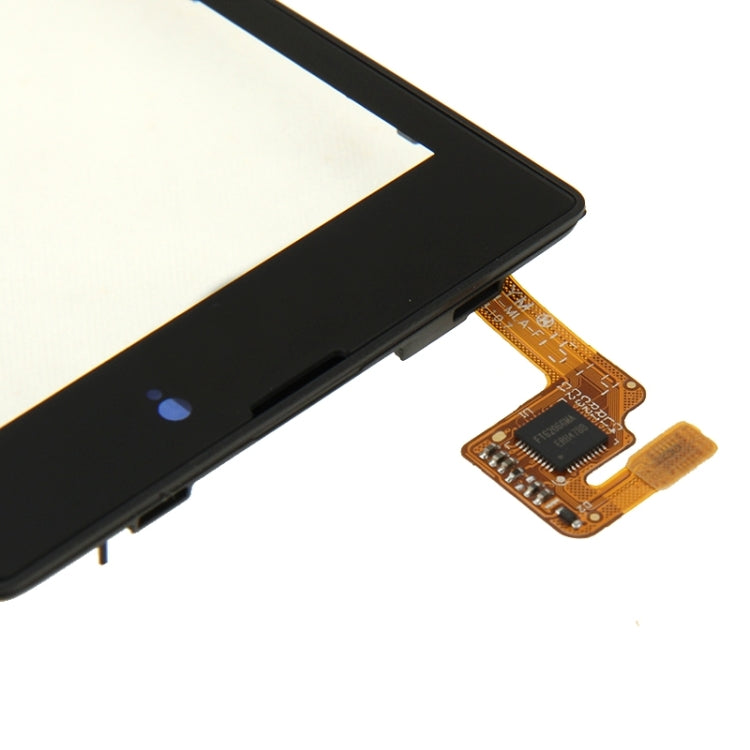 Touch Panel with Frame  for Nokia Lumia 520(Black)