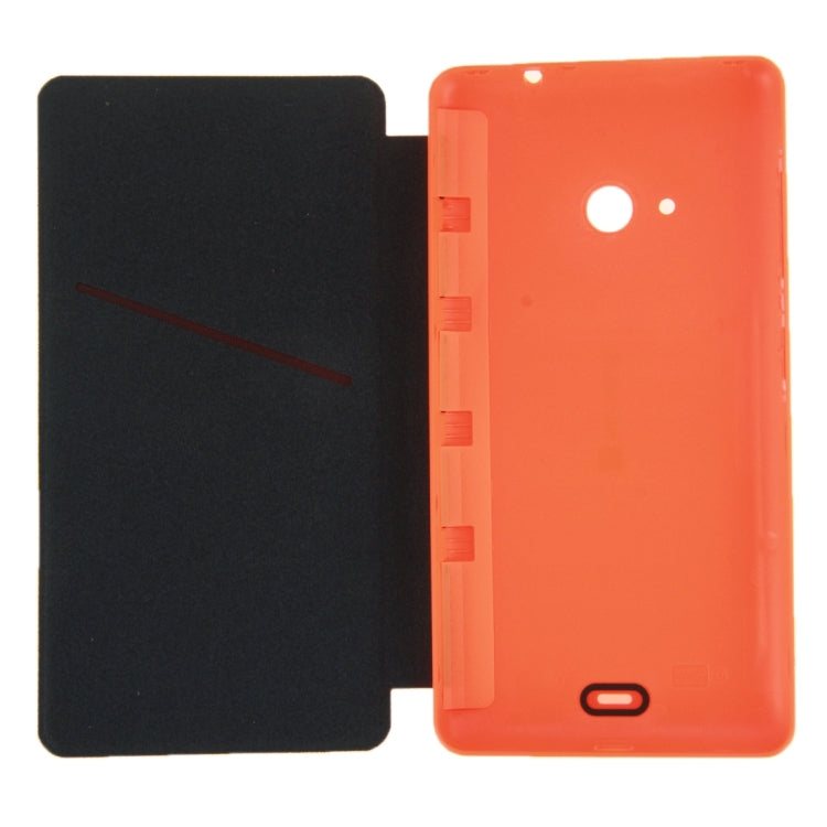 Original Horizontal Flip Leather Case + Plastic Back Cover for Microsoft Lumia 535