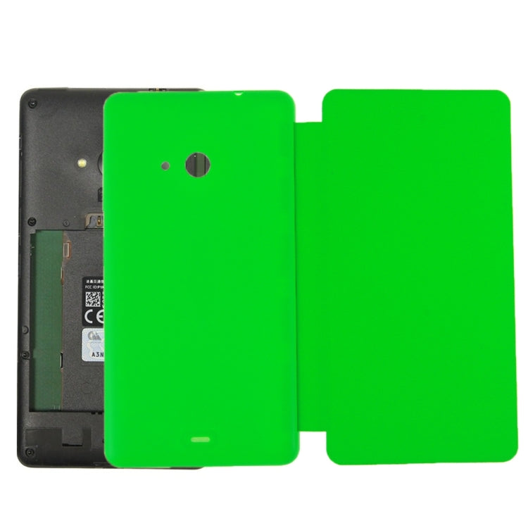 Original Horizontal Flip Leather Case + Plastic Back Cover for Microsoft Lumia 535