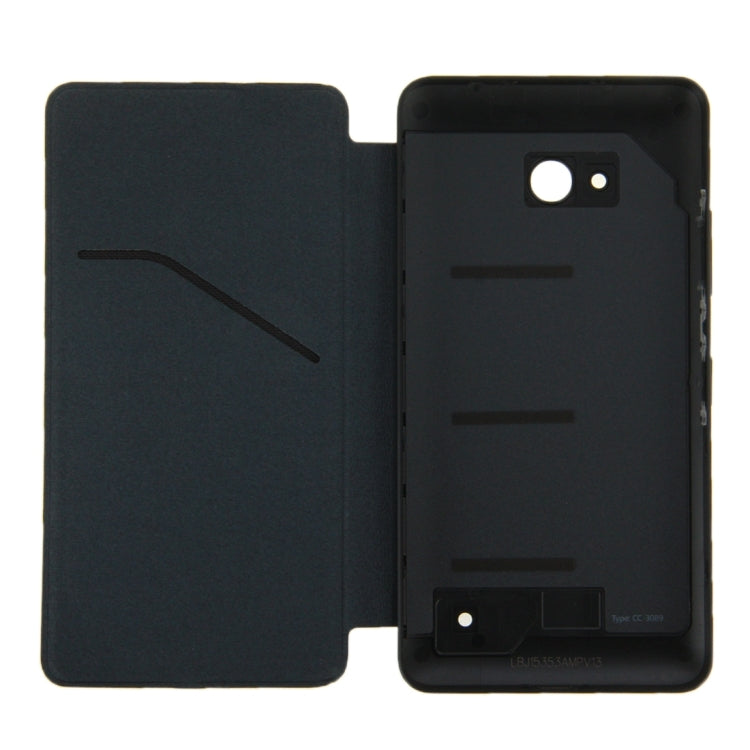 Original Horizontal Flip Leather Case + Plastic Back Cover for Microsoft Lumia 640