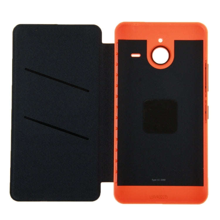 Original Horizontal Flip Leather Case + Plastic Back Cover for Microsoft Lumia 640XL