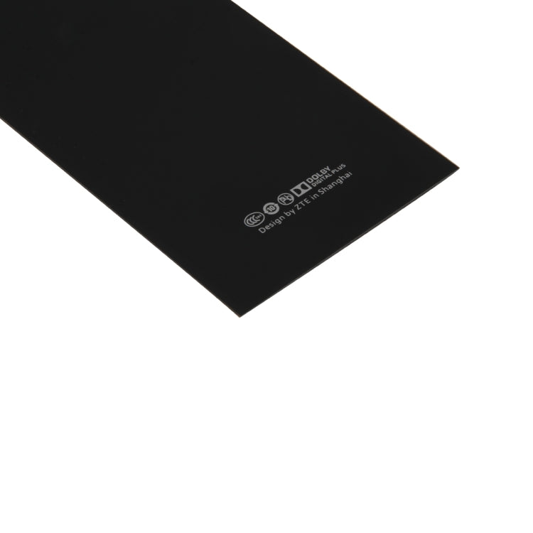 for ZTE Star 1 Glass Battery Back Cover with Adhesive(Black)