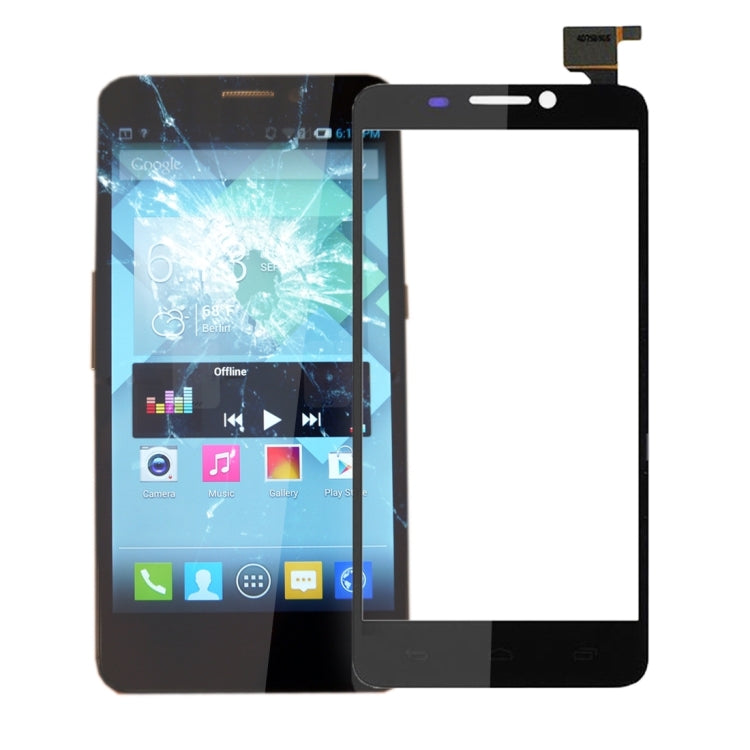 For Alcatel one Touch Idol S / 6034 / OT6034 Touch Panel (Black)