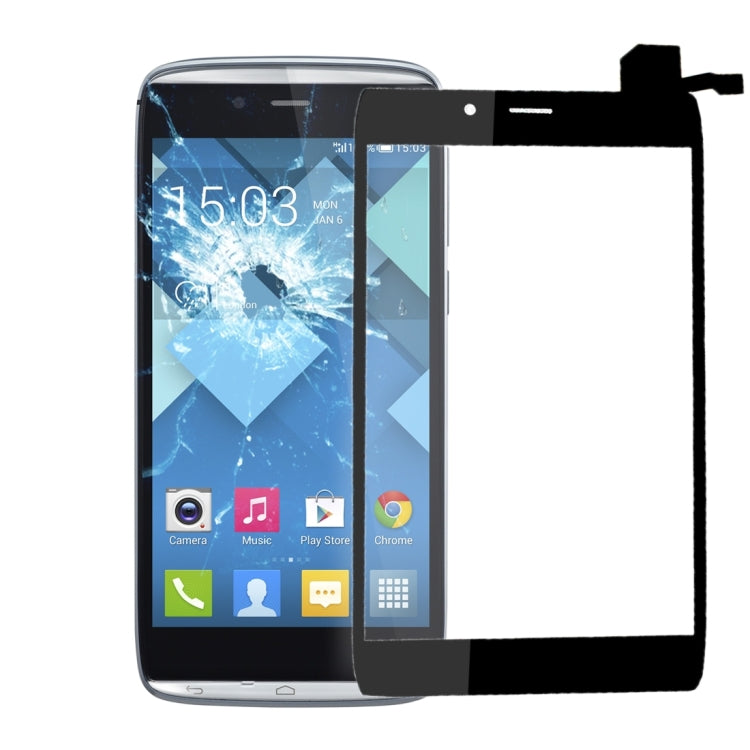 For Alcatel One Touch Idol Alpha / 6032 / OT6032 Touch Panel (Black)