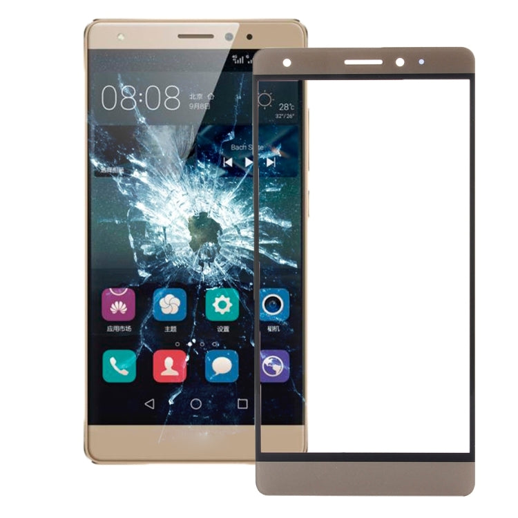For Huawei Mate S Front Screen Outer Glass Lens(Gold)