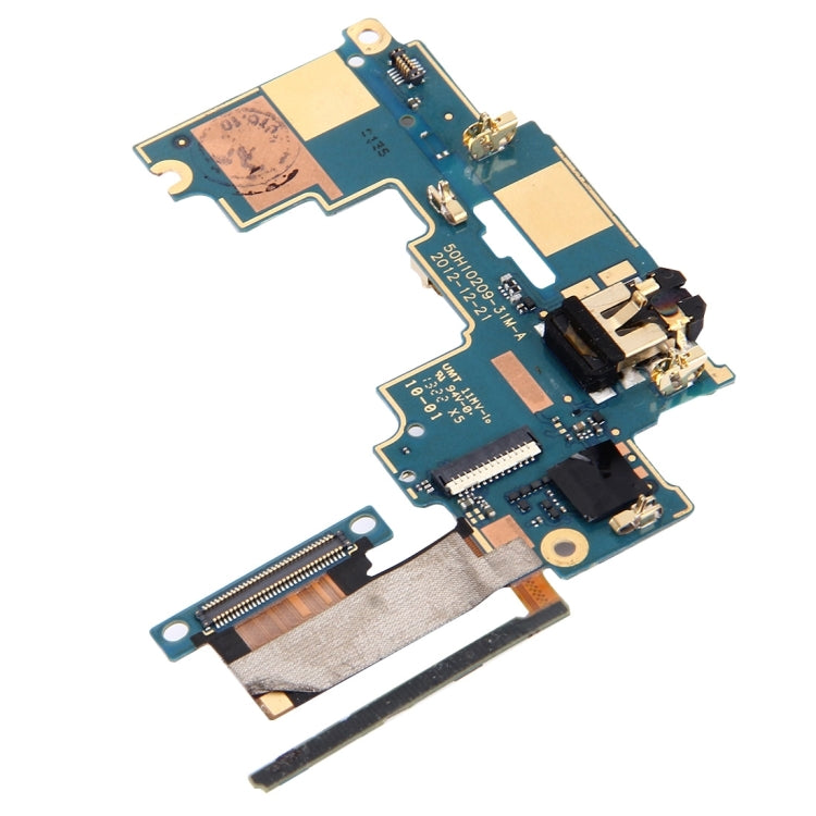 Mainboard & Volume Control Button / Earphone Jack Flex Cable  for HTC One M7 / 801e / 801n