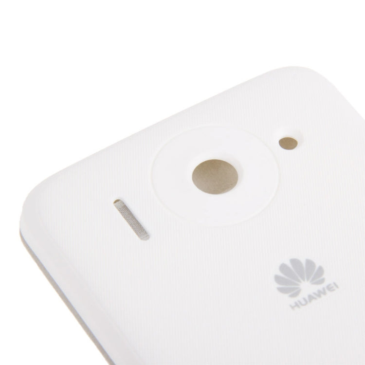 Cloth Texture Horizontal Flip Leather Case + Plastic  Back Cover with Call Display ID for Huawei Ascend G510