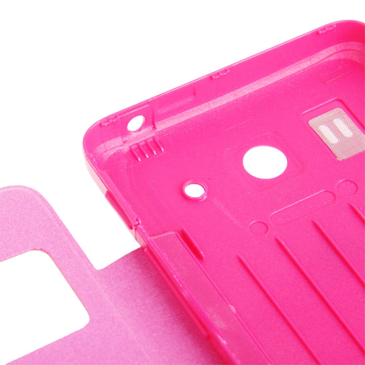 Cloth Texture Horizontal Flip Leather Case + Plastic  Back Cover with Call Display ID for Huawei Ascend G520