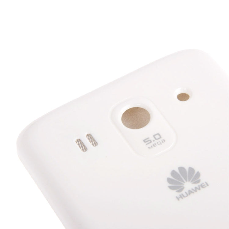 Cloth Texture Horizontal Flip Leather Case + Plastic  Back Cover with Call Display ID for Huawei Ascend G520