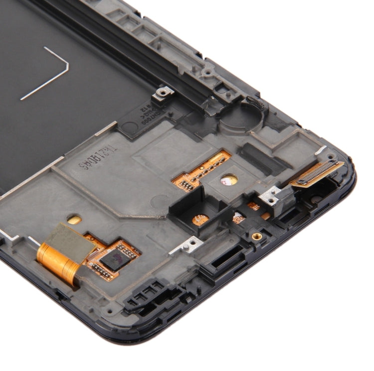 Original Super AMOLED LCD Screen for Samsung Galaxy Note / i9220 / N7000 Digitizer Full Assembly with Frame