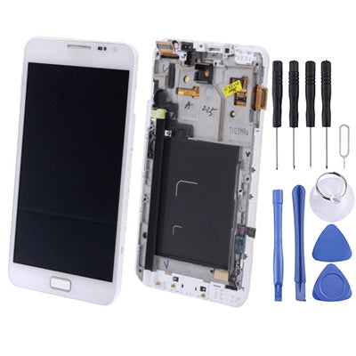 Original Super AMOLED LCD Screen for Samsung Galaxy Note / i9220 / N7000 Digitizer Full Assembly with Frame