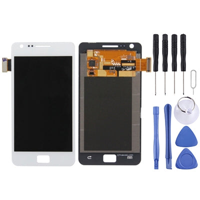 Original LCD Display + Touch Panel for Galaxy S II / i9100(White)