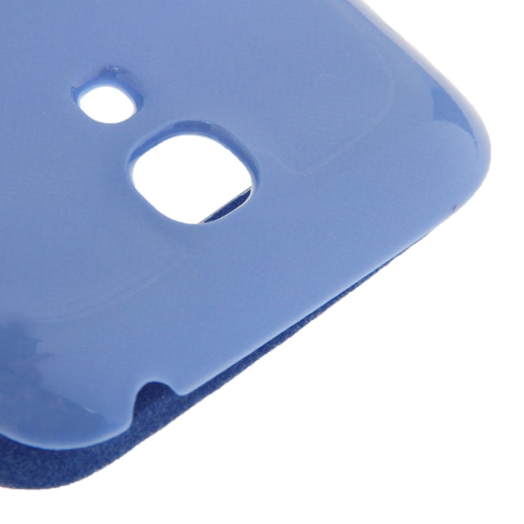 For Galaxy S IV mini / i9190 Cloth Texture  Back Cover with Flip Leather Case with Call Display ID
