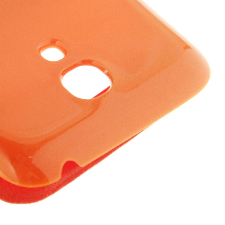 For Galaxy S IV mini / i9190 Cloth Texture  Back Cover with Flip Leather Case with Call Display ID