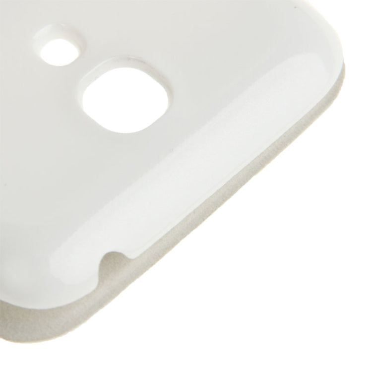For Galaxy S IV mini / i9190 Cloth Texture  Back Cover with Flip Leather Case with Call Display ID