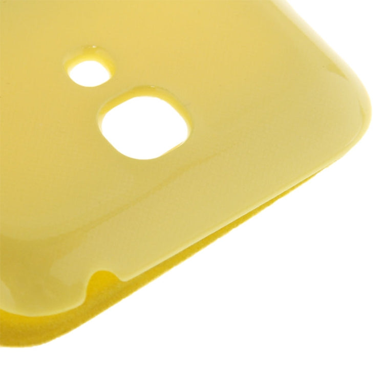 For Galaxy S IV mini / i9190 Cloth Texture  Back Cover with Flip Leather Case with Call Display ID