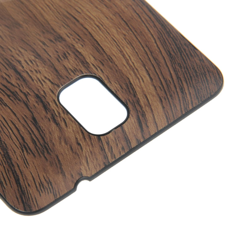 For Galaxy Note III / N9000 Wood Texture Plating Plastic Material  Back Cover