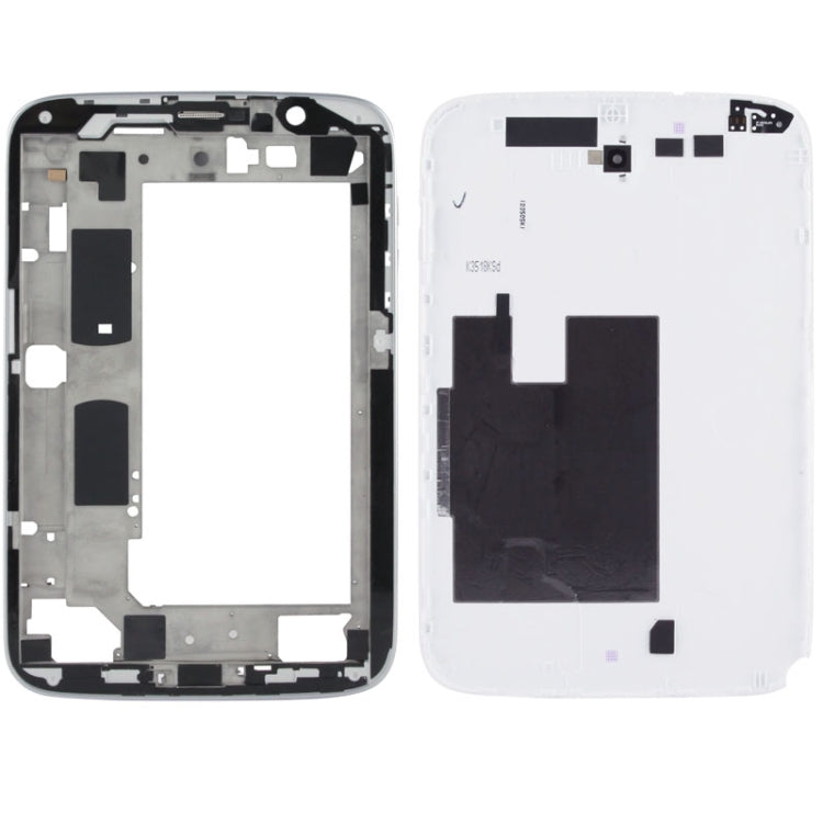 For Galaxy Note 8.0 / N5110 High Quality Full Housing  Chassis (White)