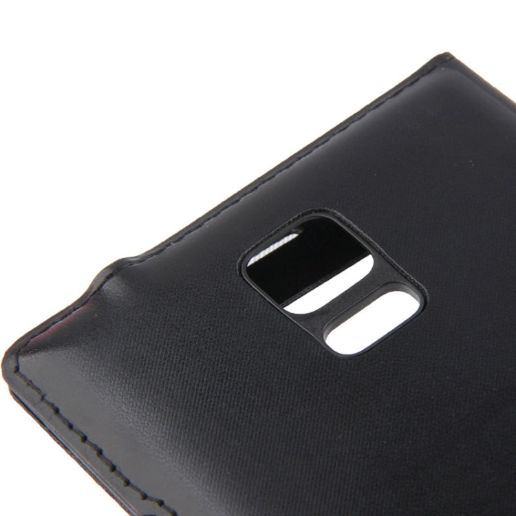 For Galaxy S5 / G900 with Word Flip Leather Case + Plastic  Back Cover with Call Display ID