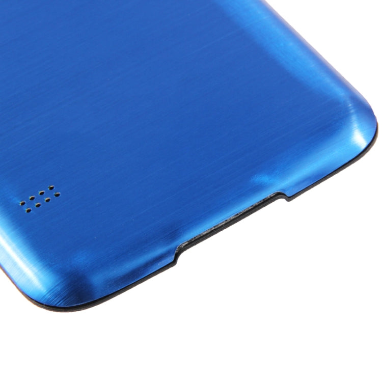 For Galaxy S5 / G900 with Word Metallic + Plastic Combination Battery Cover with White Edge